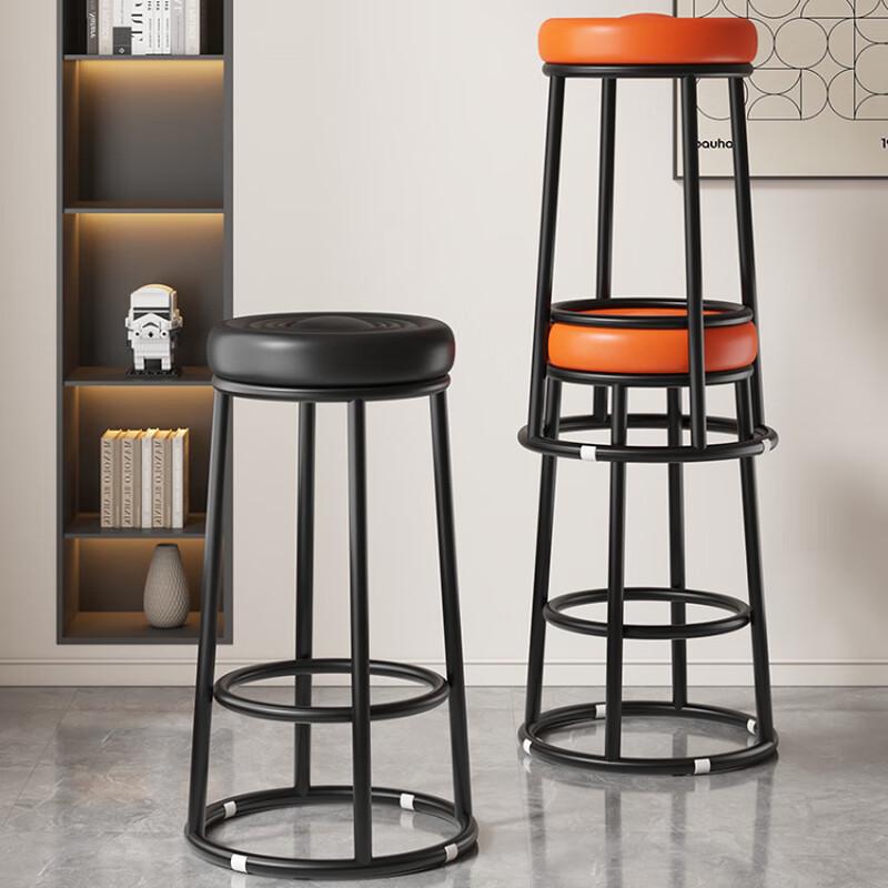 OEING Commercial Iron Art Bar Stool
