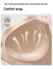 Front Buckle Push-Up Bra for Small Busts with Side Support and Anti-Sagging Features