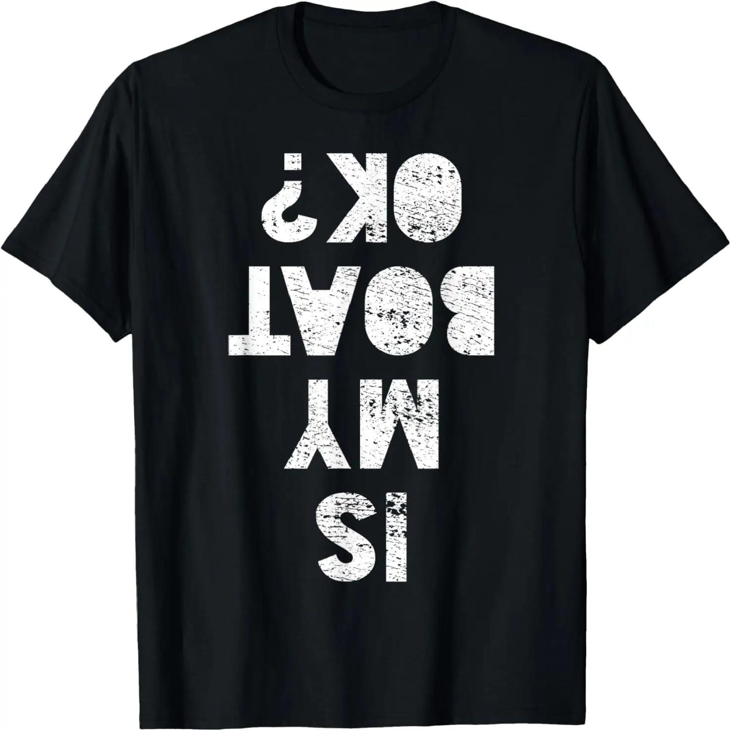 

Boat Boating Yacht Sailing Rowing Vintage Gift T-Shirt XXXXXL чорний