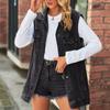 Women's Casual Loose Vintage Denim Vest Jacket