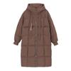 Russia's new winter thickened down cotton-padded jacket for women's long over-the-knee loose cotton-padded jacket trendy