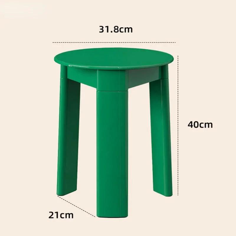 Creative Medieval Small Round Stool Designer Stool Nordic Ins Living Room Modern Minimalist Dressing Stool