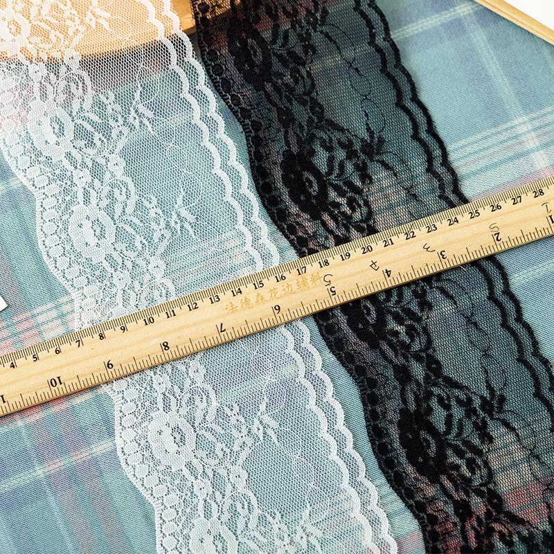 5meters White Lace Ribbons For Crafts Flower Embroidery Trimming Evening Dress Sewing Accessories Needlework Decorative Fabric