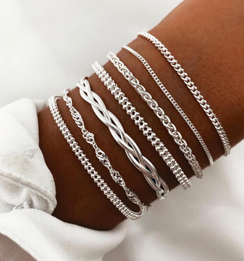 Kreuz Anhänger Vintage Mehrschichtiges Armbänder Set Für Frauen Mit Geometrischem Design Und Geschenkgebrauch