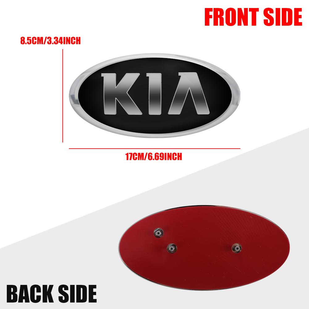 1pcs 3D Car Emblem Center Badge Sticker Decal Styling Accessories For KIA Rio Ceed Sportage Cerato Soul Sorento K2 K5 Picanto