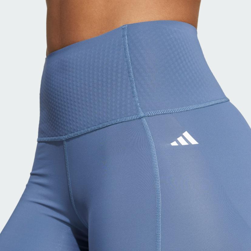 Adidas Optime Power Soft And Comfortable Versatile Sports Shorts Women Shorts Ink-Blue JN3230