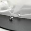 Korean Version of Four-star Bone Earrings with Simple and Cool Style Earrings and Clasps, Ins Earrings