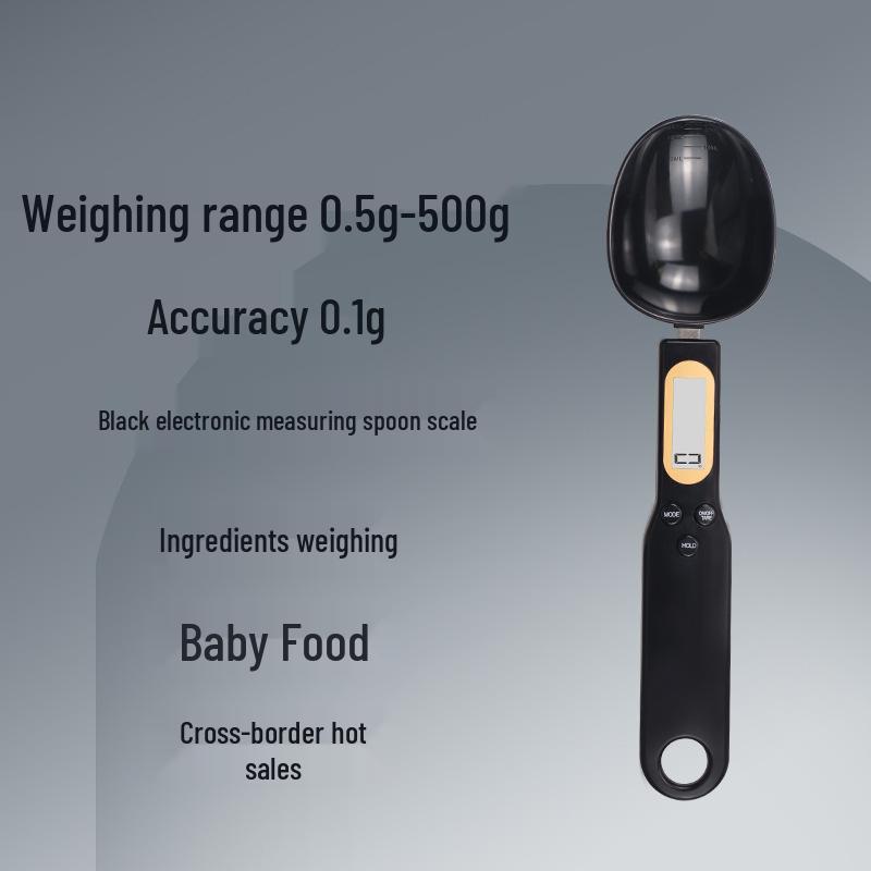 Digitale Küchenmesslöffelwaage für Lebensmittel- und Haustierzutaten