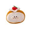 Cute Strawberry Matcha Chocolate Interested Roll Doll, Cartoon Gift Plush Toy Doll