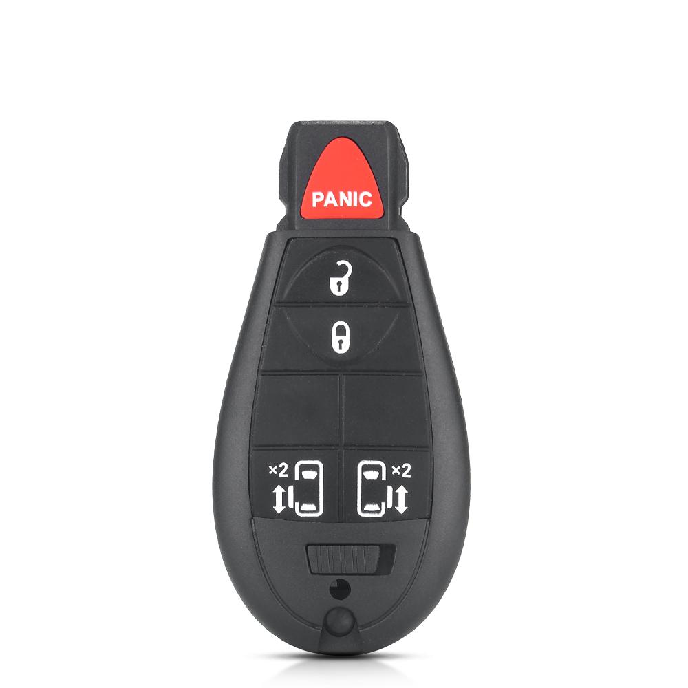 KEYYOU 3/4/5/6/7 Buttons Car Remote Key Shell Fob Case For Jeep Grand Cherokee Chrysler 300 Town & Country Dodge Charger Journey