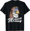 Merica Eagle USA American Flag Vintage Funny T-Shirt