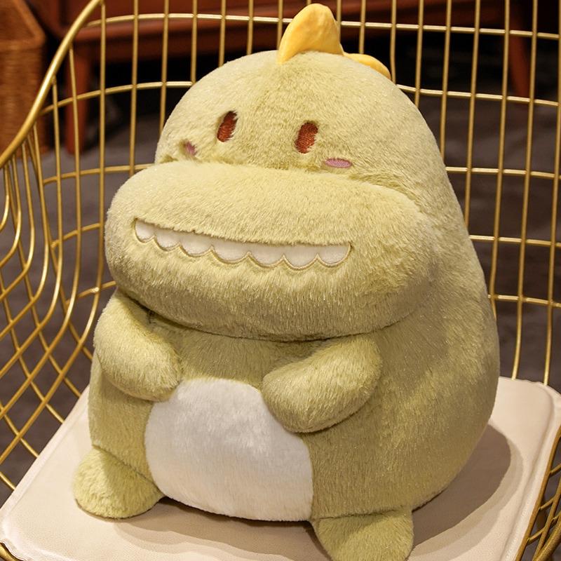 Adorable Chubby Dinosaur Plush Toy - Children s Hug Pillow & Holiday Gift 25cm - 0.25kg