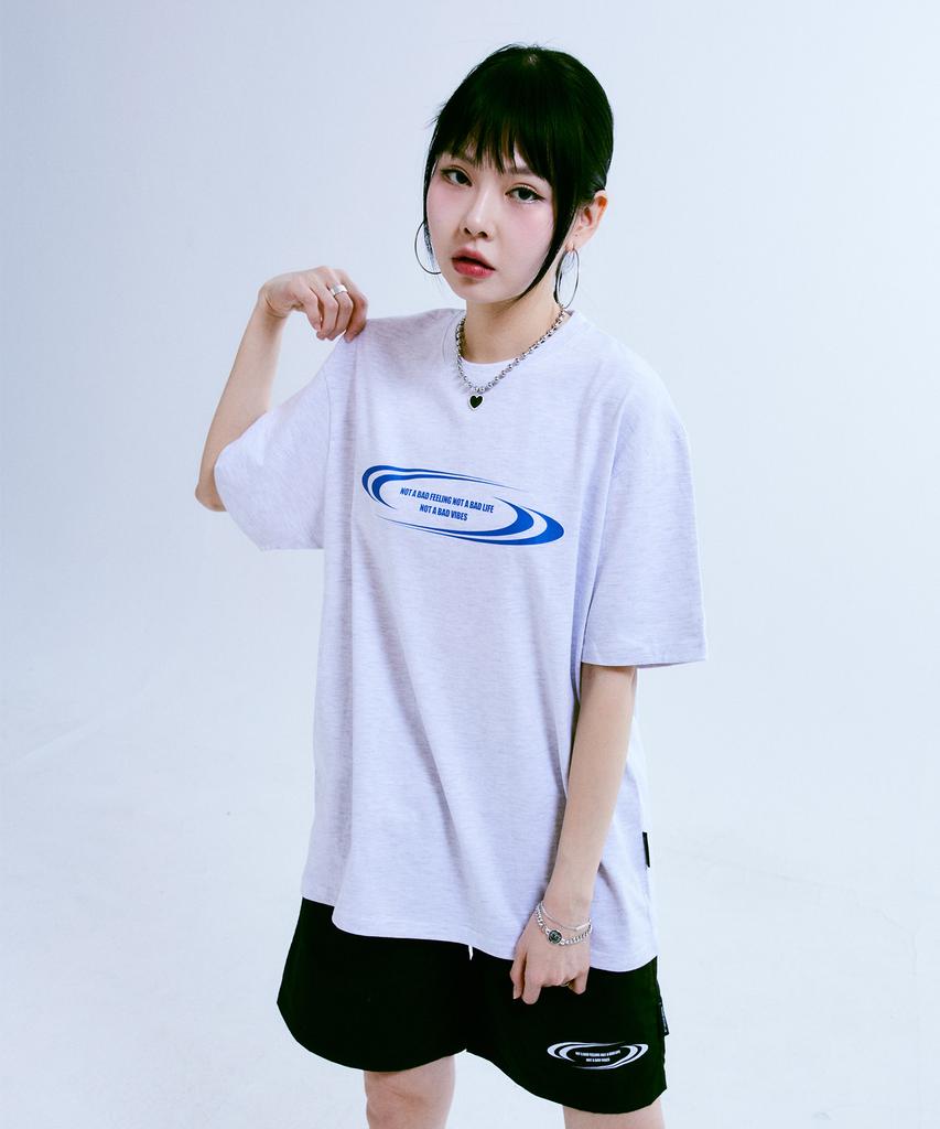 ELIMENO [2Set] El Minimal Shave Short Sleeve T-Shirt 2-Piece Set (Type B)