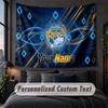 Custom Name Text Tapestry,Leeds Rhinos Decorative Wall Hanging, Background Tapestry For Home Bedroom