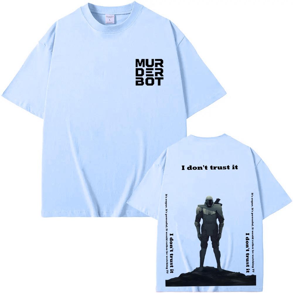 Murderbot 2025 Graphic Printing T-shirts Summer Men/Women's Tshirts 100%Cotton High Quality Tees Comfortable Tops