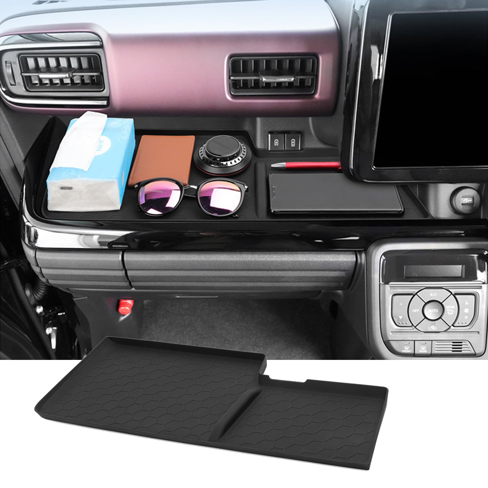 

Fucaten Совместимый Suzuki New Spacia Spacia Custom MK54S MK94S (ноябрь 2023 г.-) Автомобильные аксессуары (Открытый коврик пассажирского столика) [Параллельный импорт]