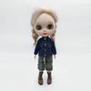 Cute Casual Top Fashion Denim Pants T-shirt Trousers  For Blythe Dolls For OB22 OB24 Doll