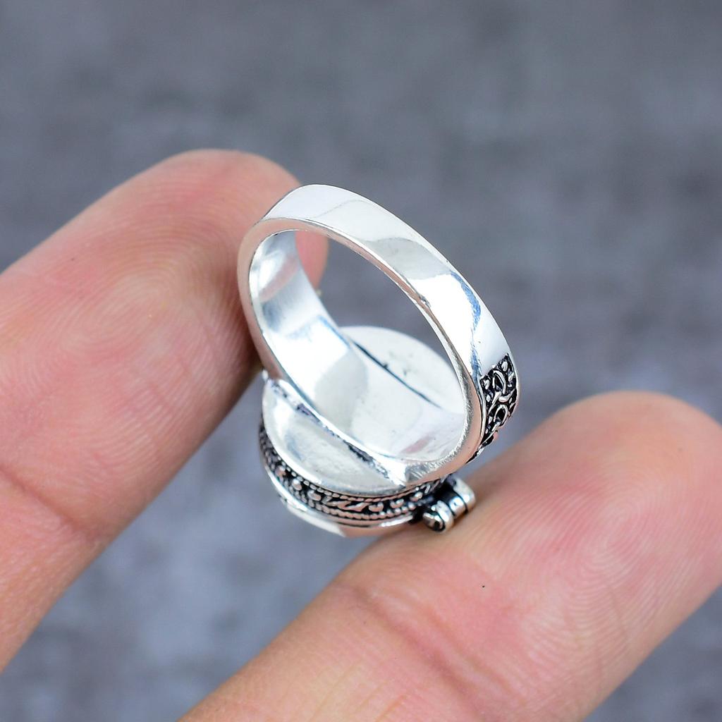 Poison Star Look Handmade Brass Jewelry Ring Size 8