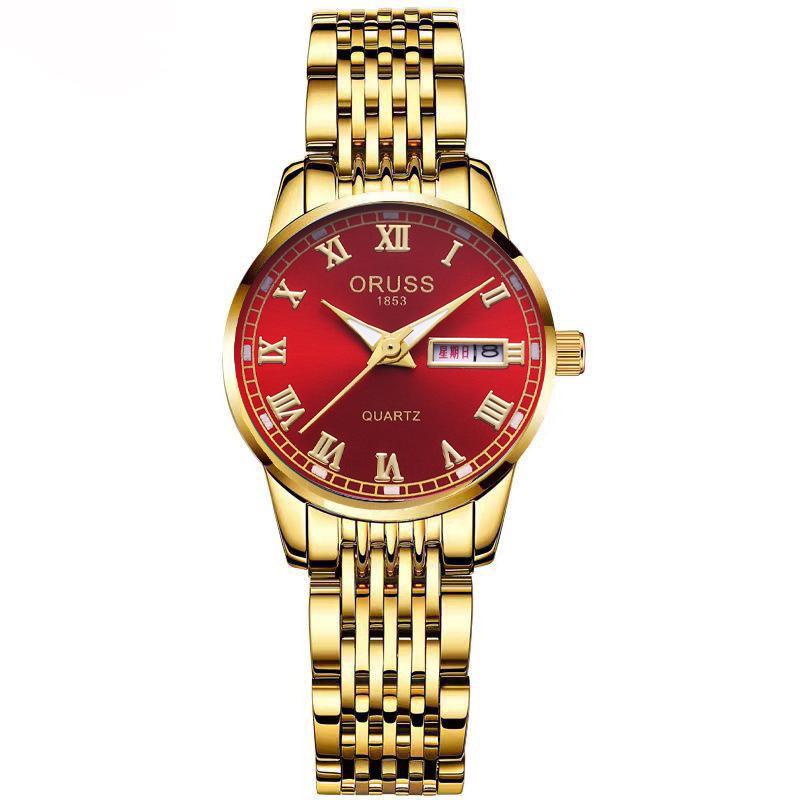 Roman Scale Women'S Trend Watch Exquisite Versatile Handsome Waterproof Quartz Watch