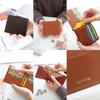 genuine [SONNE] Bi-fold wallet, leather, men's, black, SO-SOS010A-BK