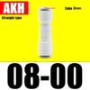 Pneumatic One-way Non Return Check Valve Original Replacement Straight Control CVPU AKH Non Return Plastic Check Car Pressure Regulators 5