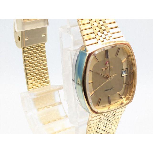 Used [Working Item] Rado 561.7935.2 Automatic Men's Watch Antique Champagne Dial