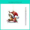 Hanging Car Christmas Accessories Acrylic Material Festive Vehicle Decoration