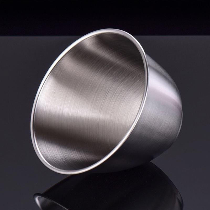 Slanted Salad Serving Bowl Korean Vegetable Holders for Restaurant Use Large Capacity Stainless Steel Tableware