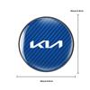 Carbon Fiber Car Coaster For KIA K5 K3 K4 Rio Stinger Optima Cerato Soul Venga Forte Spectra Sedona Cup Bottle Mat Non-slip Pad Ulsap11