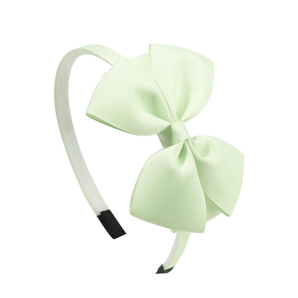 20 Colors Cute Bowknot Baby Girl Hair Band Ribbon Handmade Hair Bows Tiaras Hairbands Headbands Headwear Hair Accessories