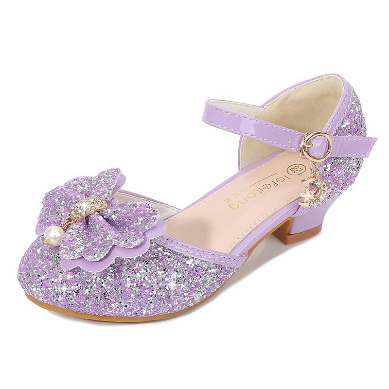 Girls' Golden Princess Shoes: Non-slip, Breathable Korean Style Sandals for Summer.