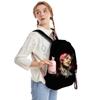 Beliebte Neuheit Jugendliche Schultaschen Unisex Liebe Lil Peep Reisetaschen 3D-Druck Oxford Wasserdicht Notizbuch Schulterrucksäcke