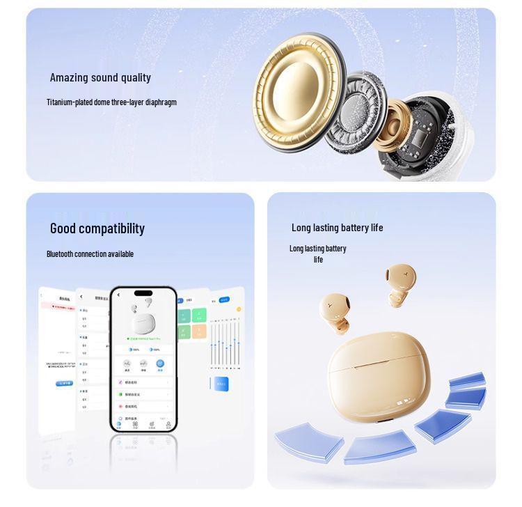 B-20 New Style Short Handle Noise-Cancelling Bluetooth Earphones: High-Quality Sound, Long Battery Life, Comfortable Fit.