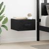 Nightstand 2 pcs Black Oak Effect 35 x 35 x 20 cm