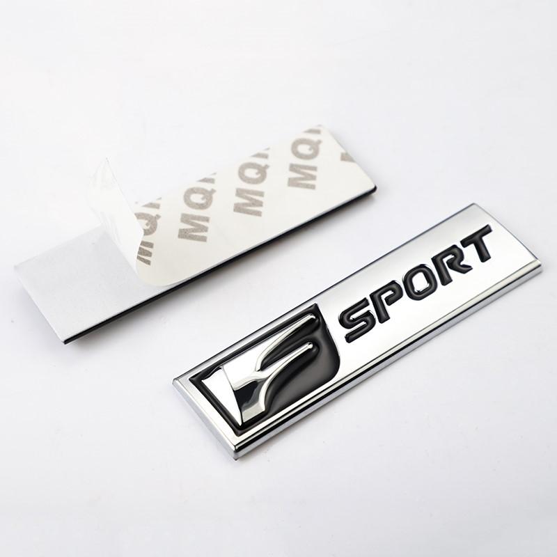New 3D Metal Sport Sticker Badge Body Sticker For Lexus F SPORT CT ES GS NX IS250 CT200h IS300h ES300h ERX400h NX300h