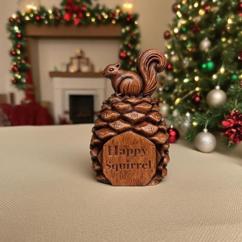 Kiefernzapfen Eichhörnchen Silikon Kerzenform für Bastel- und Feiertagsdekorationen mit lebensmittelechten Materialien