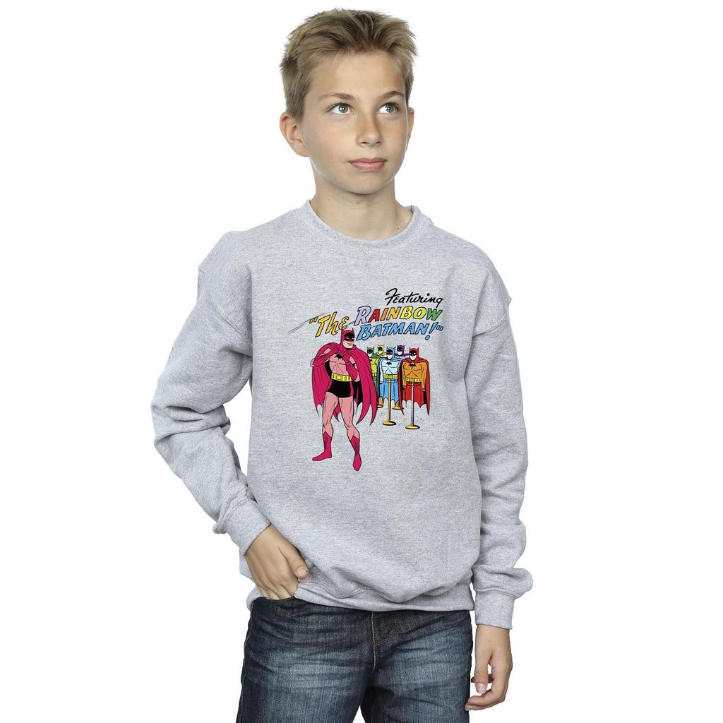 DC Comics Boys Batman Comic Cover Rainbow Batman Sweatshirt