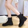 New Arrivals Open Run Tekaa Boots Mid Women Lace Up High Heel