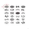 Face Paint Stencils, Body Painting Template Durable, Masquerade Festivals Portable Carnivals Party