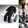 Pvc Sauna Suit Sweatenhancing Fitness Set For Men And Women With Polyester Fabric
