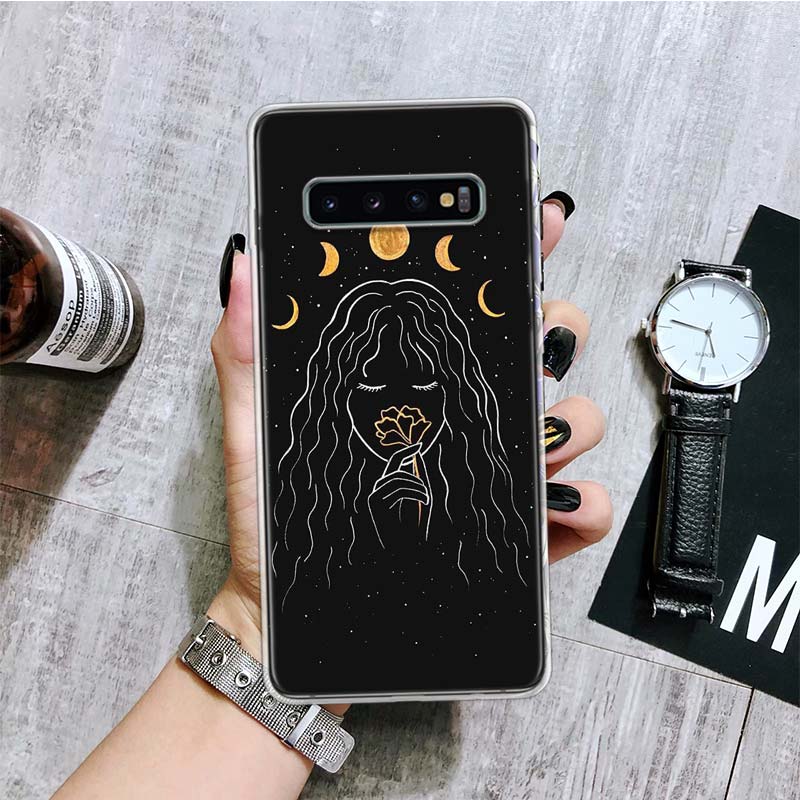 Moon Mystery Totem Witche Phone Case For Samsung Galaxy S26 S25 Edge S24 S23 FE S22 Ultra S21 Plus S20 + Fundas Cover Coque Gala