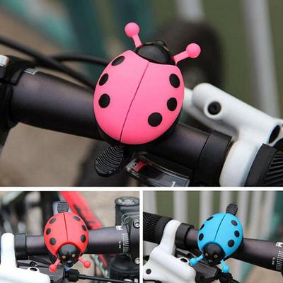 1st Cykel nyckelpiga Bell Tecknad Cykling Bell Lovely Kids Bike Ride Alarm Horn