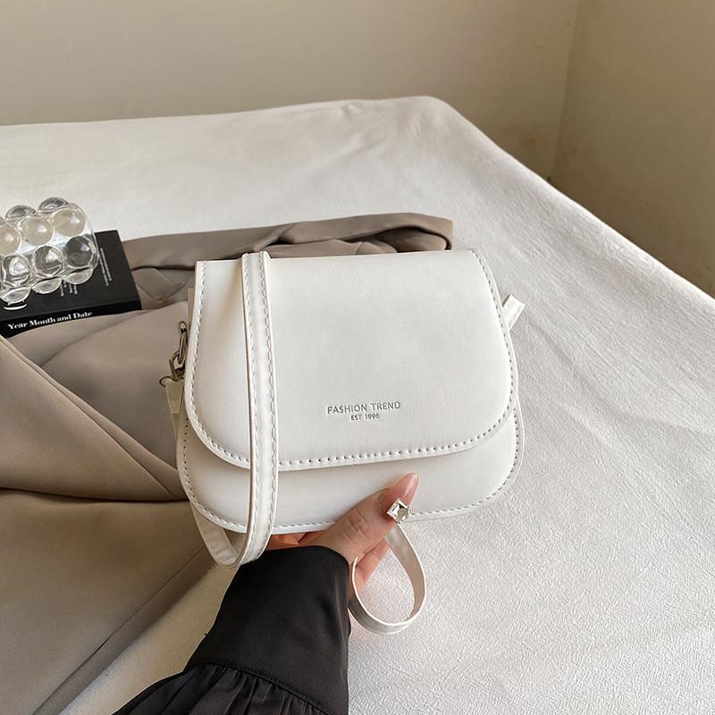 Casual Stylish Small Square Bag In Black White Blue Purple Khaki And Brown For Everyday Use