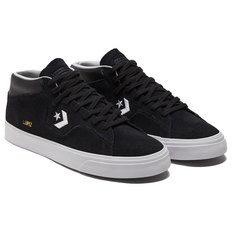 Converse Louie Lopez Pro Mid Black White Unisex Sneakers 171331C