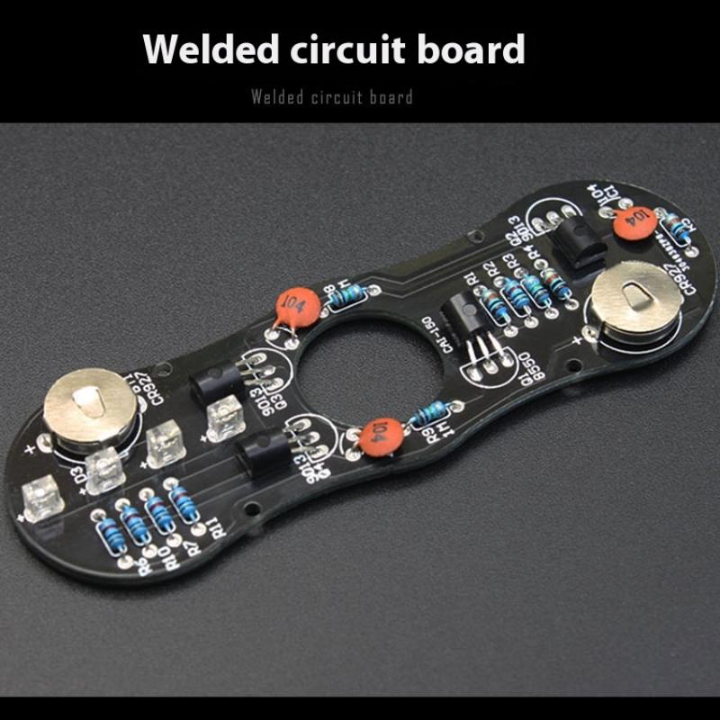 LED Rotující Gyroskop DIY Kit SMD Pájení POV Rotace Barevná Dioda Světelný Tréninkový Gyroskop Kit Sada pro Pájecí Praxi