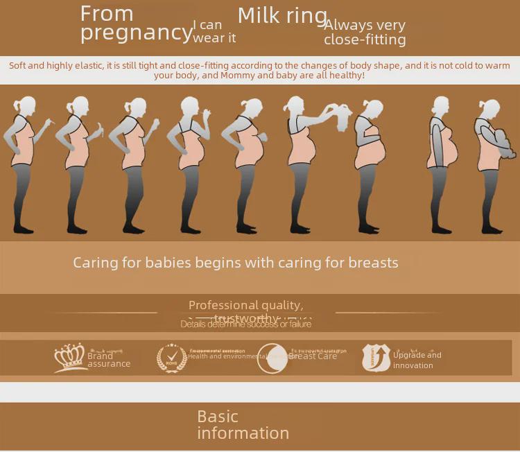 Kamizelka do karmienia: Smukła, elastyczna kamizelka ciążowa z klamrą u góry, bez stalowego kółka lub podkładki