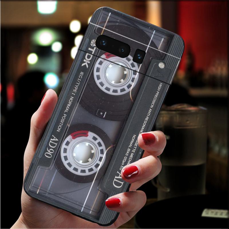 

Cassette Tape Phone Case For Google Pixel 10 Pro 9 Pro XL 9A 8 7 6 Pro Pixel 8A 7A 6A Pixel 8 7 6 5 Google Pixel 10 Pro