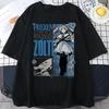 Frieren TShirt Unisex Cartoon Tshirt Short Sleeve Women Beyond Journeys End Anime Clothing TShirt Cotton Tees Top
