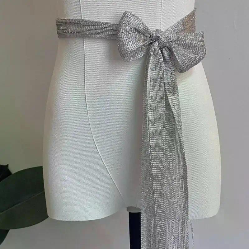 Elevate Your Vacation Style with Elegant Long Fringe Tassel Scarf - The Perfect Flowy Waist Sash or Cape Belt
