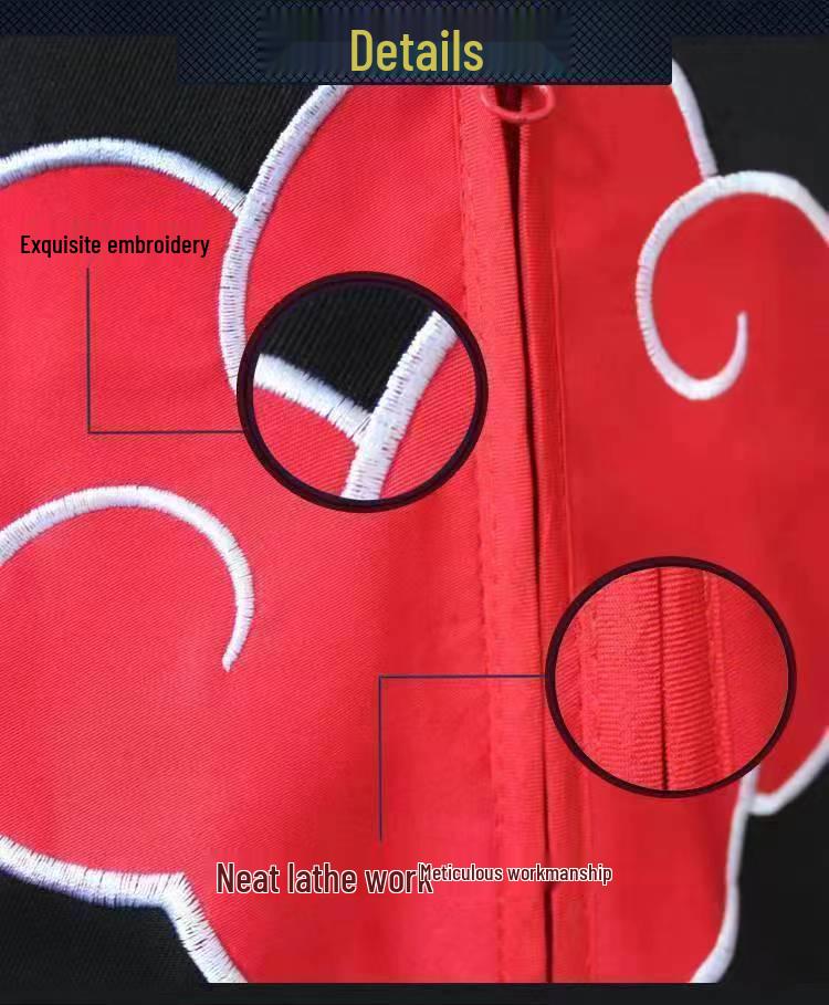 Uchiha Itachi Plášť Akatsuki Cosplay Kostým na Halloween